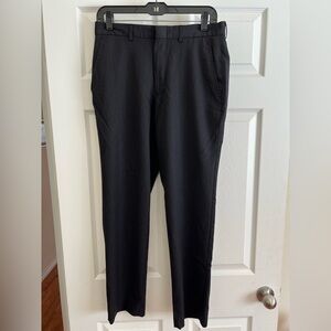 Jos. A. Bank Classic Black Dress Pants 31W x 30L 100% wool slim fit
